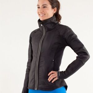 Lululemon Black Jacket with metallic  Hood 4